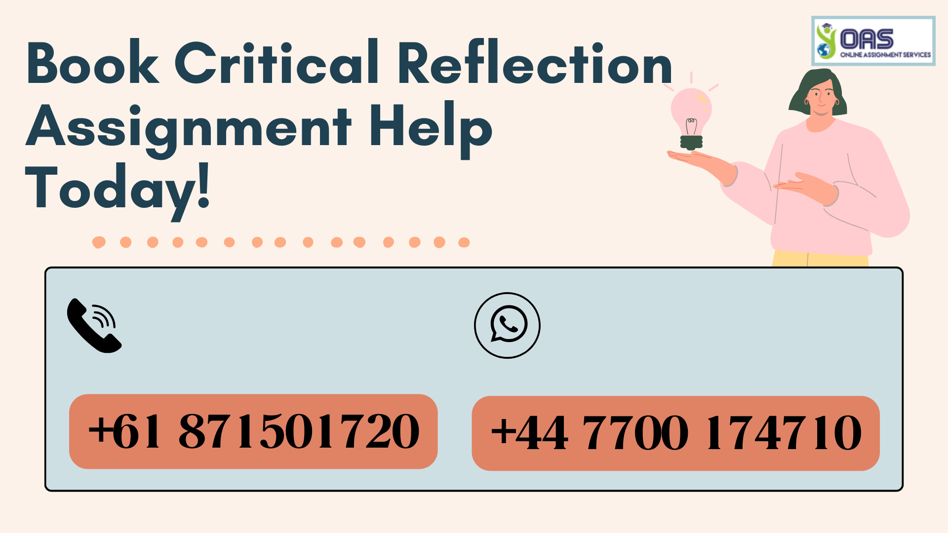 Book Critical Reflection assignment help with OAS.