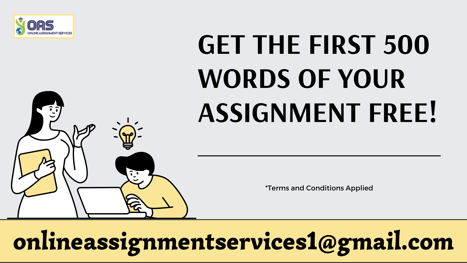 Get the first 500 words of your assignment for free with us.