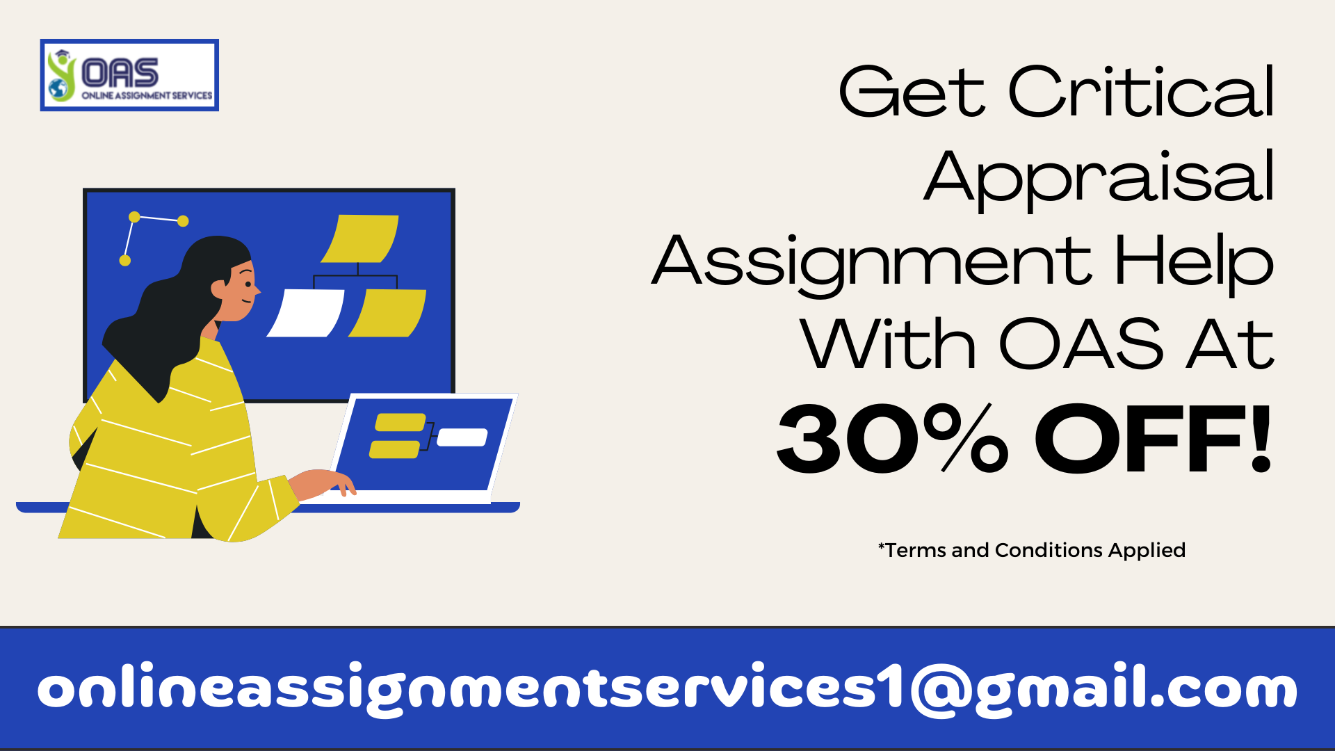 Get Critical Appraisal assignment help with OAS at 30% off!