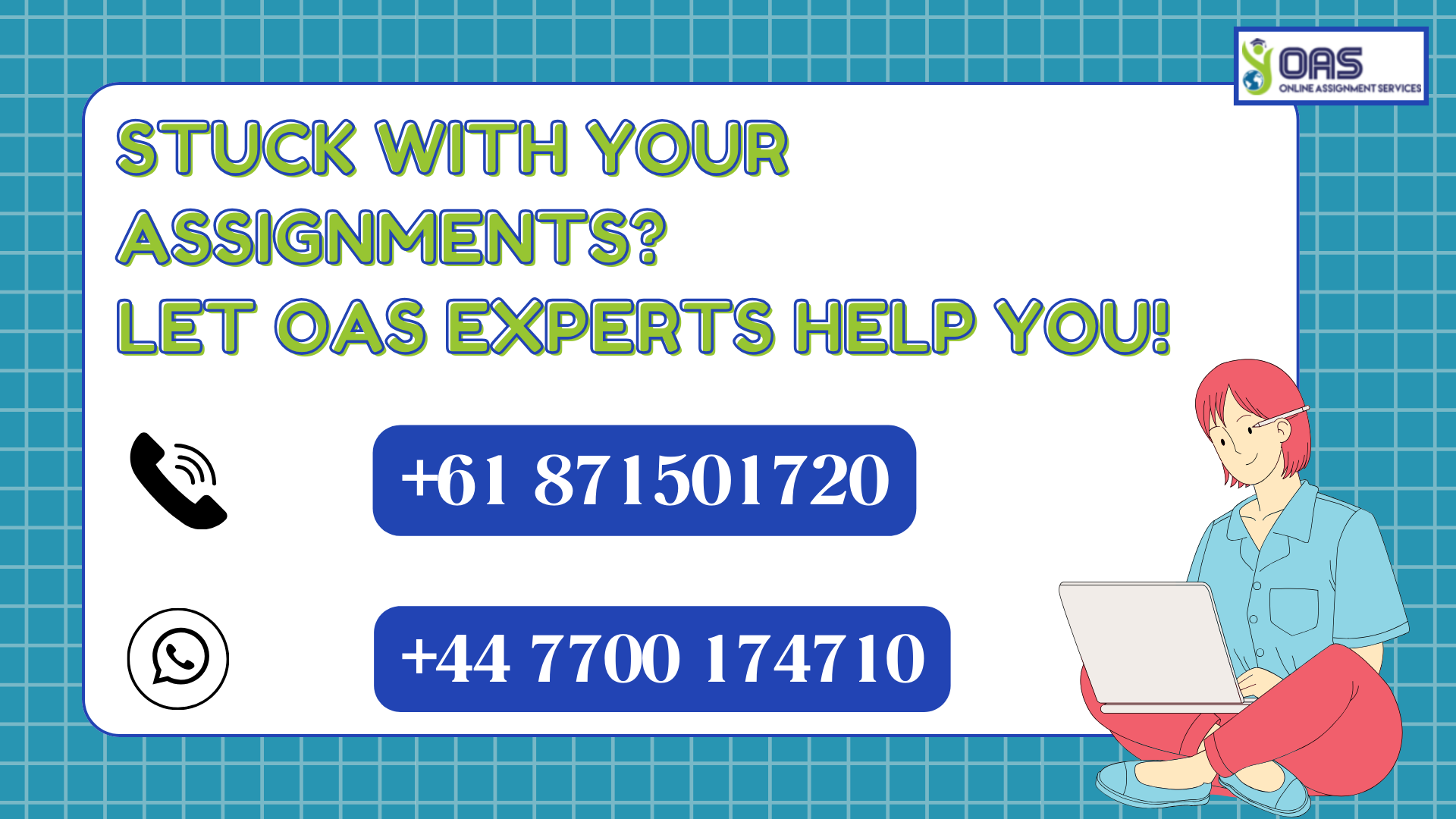 Get online assignment help with OAS.