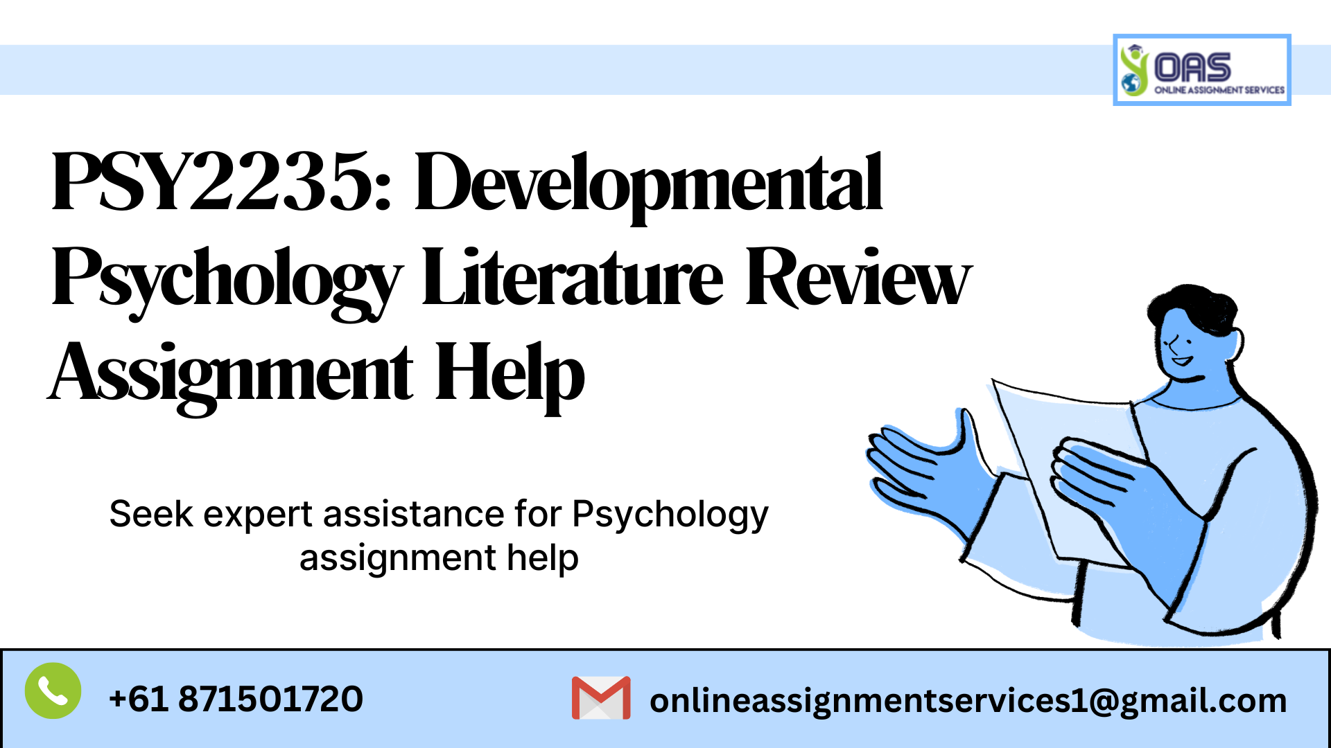 Buy PSY2235 Developmental Psychology Literature Review Assignment Help in Australia with OAS.