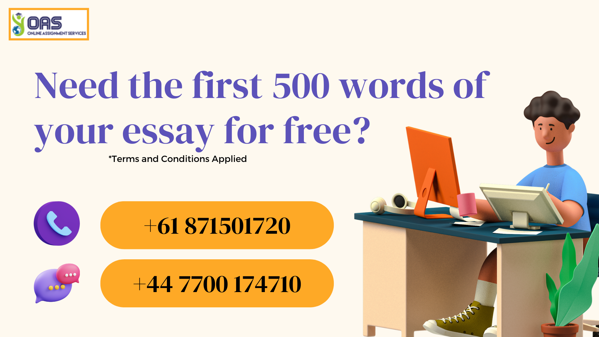 Get first 500 words free.