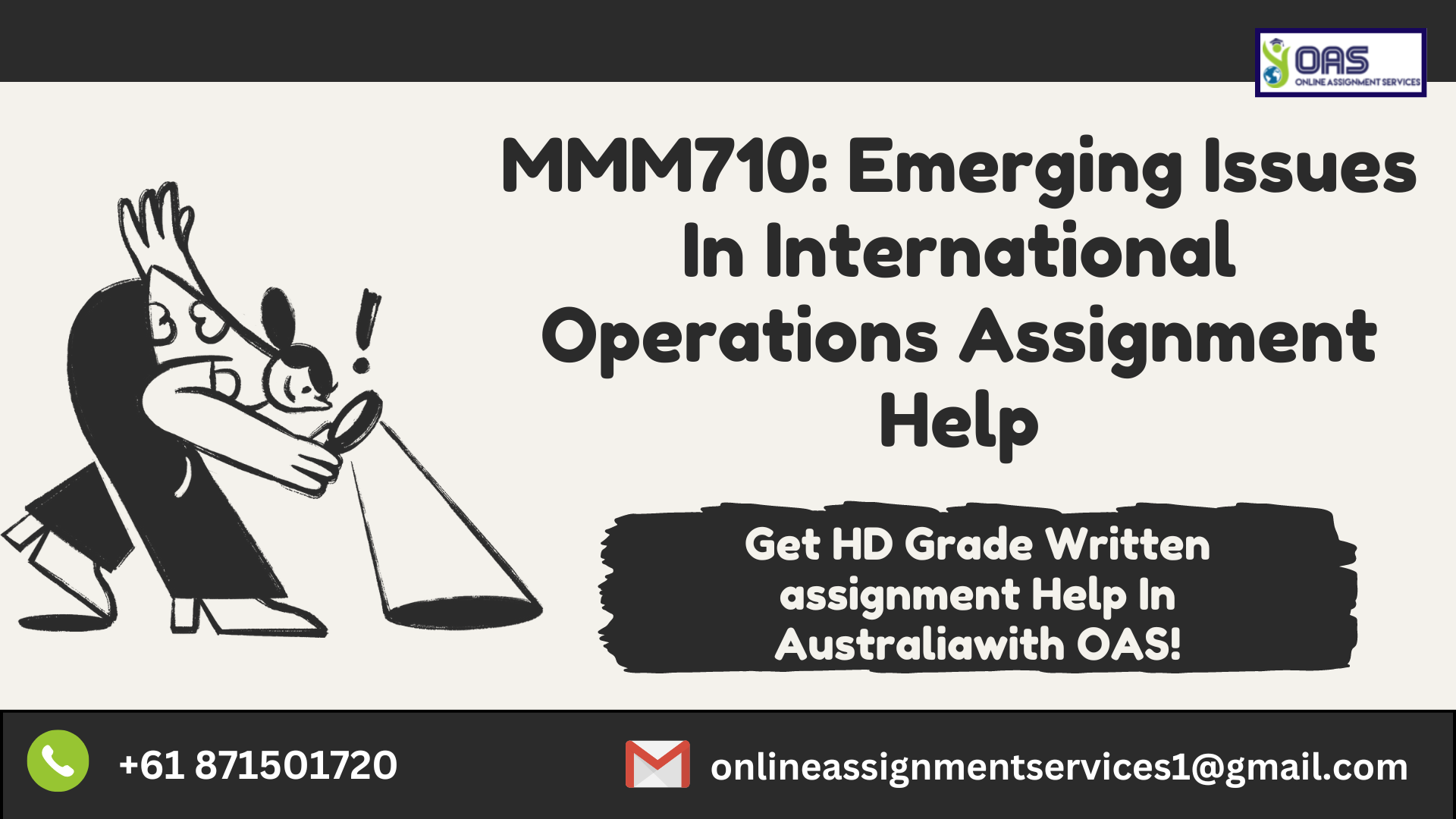 Buy MMM710 Emerging Issues In International Operations Assignment Help in Australia with OAS.