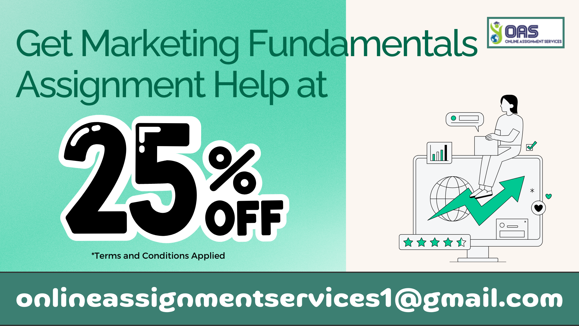 Order marketing fundamentals assignment help with OAS at 25% off!