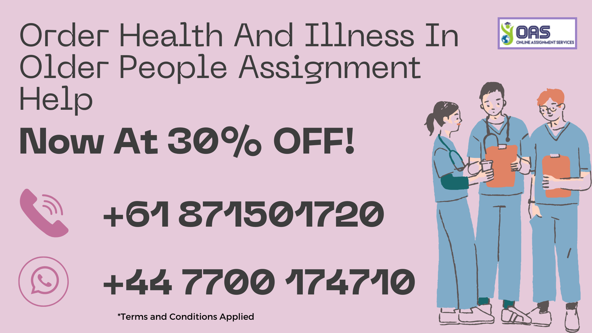 Buy Health and Illness in Older People assignment help at 30% off with OAS.