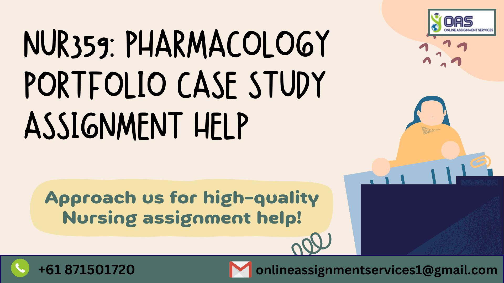 Buy NUR359 Pharmacology Portfolio Case Study Assignment Help in Australia with OAS.