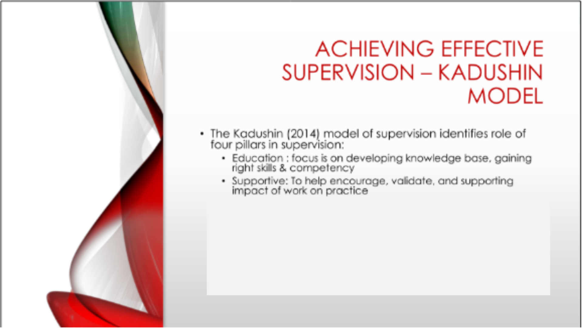 COU303 Slide 16 Achieving Effective Supervision