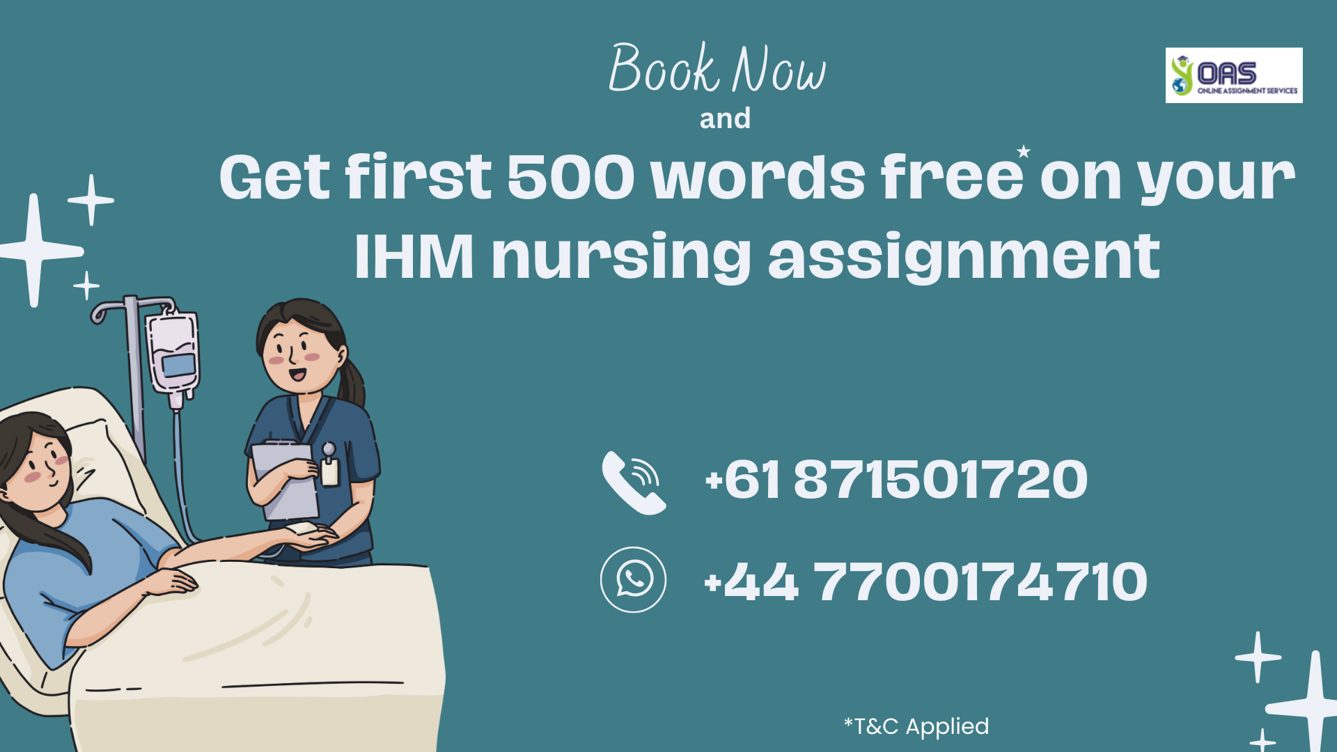 Get first 500 words free on your IHM nursing assignment