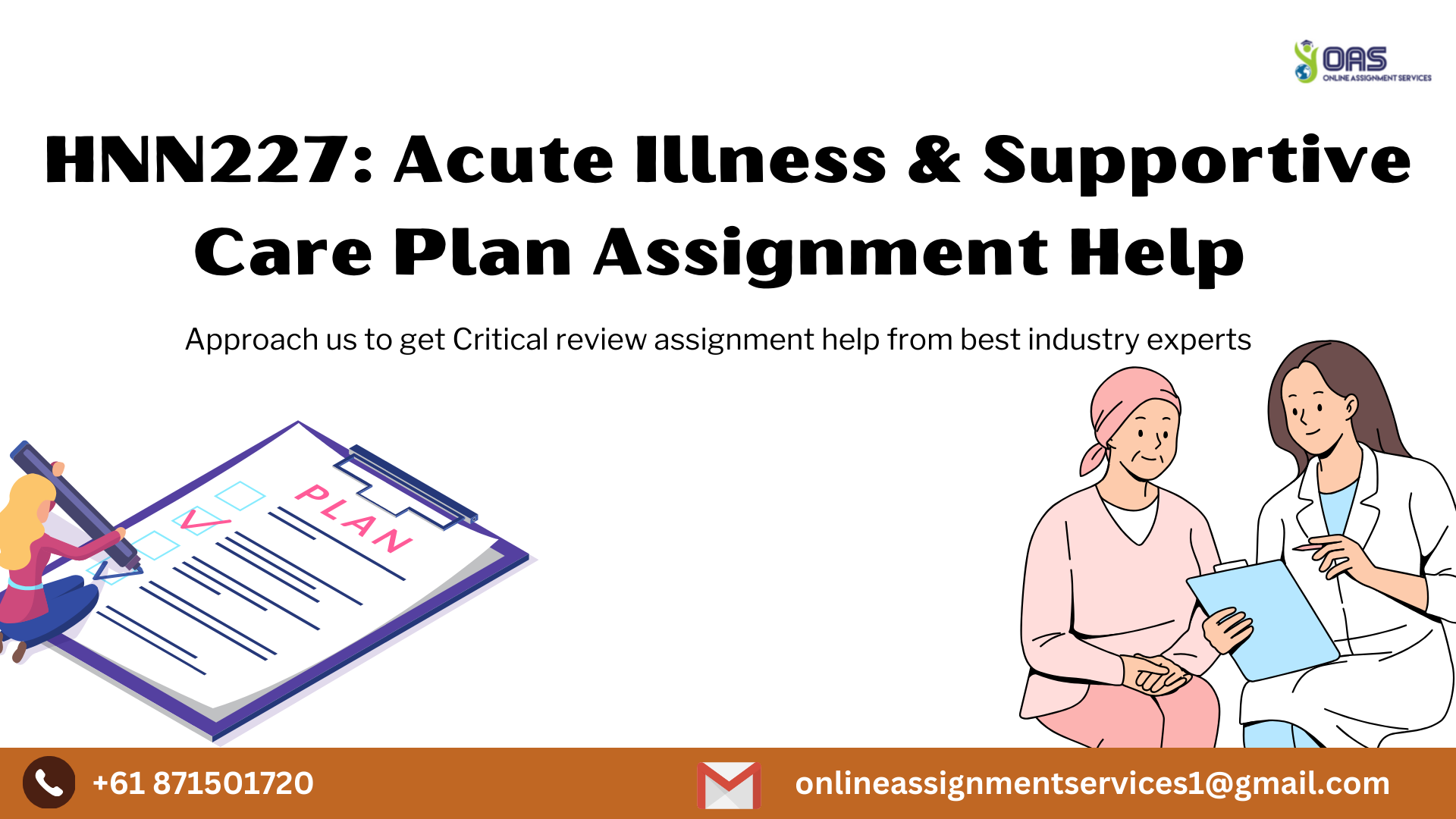 HNN227 Acute Illness & Supportive Care Plan Assignment Help