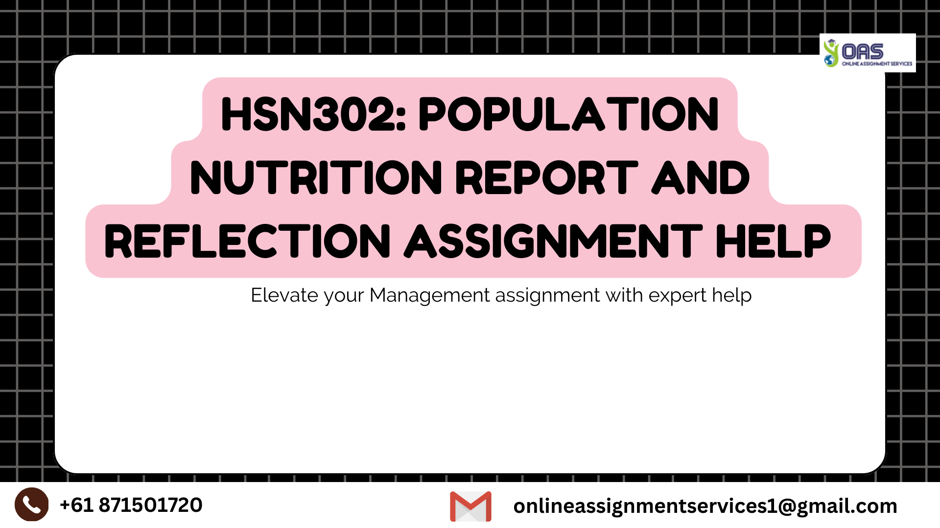 HSN302 Population Nutrition Report and Reflection Assignment Help