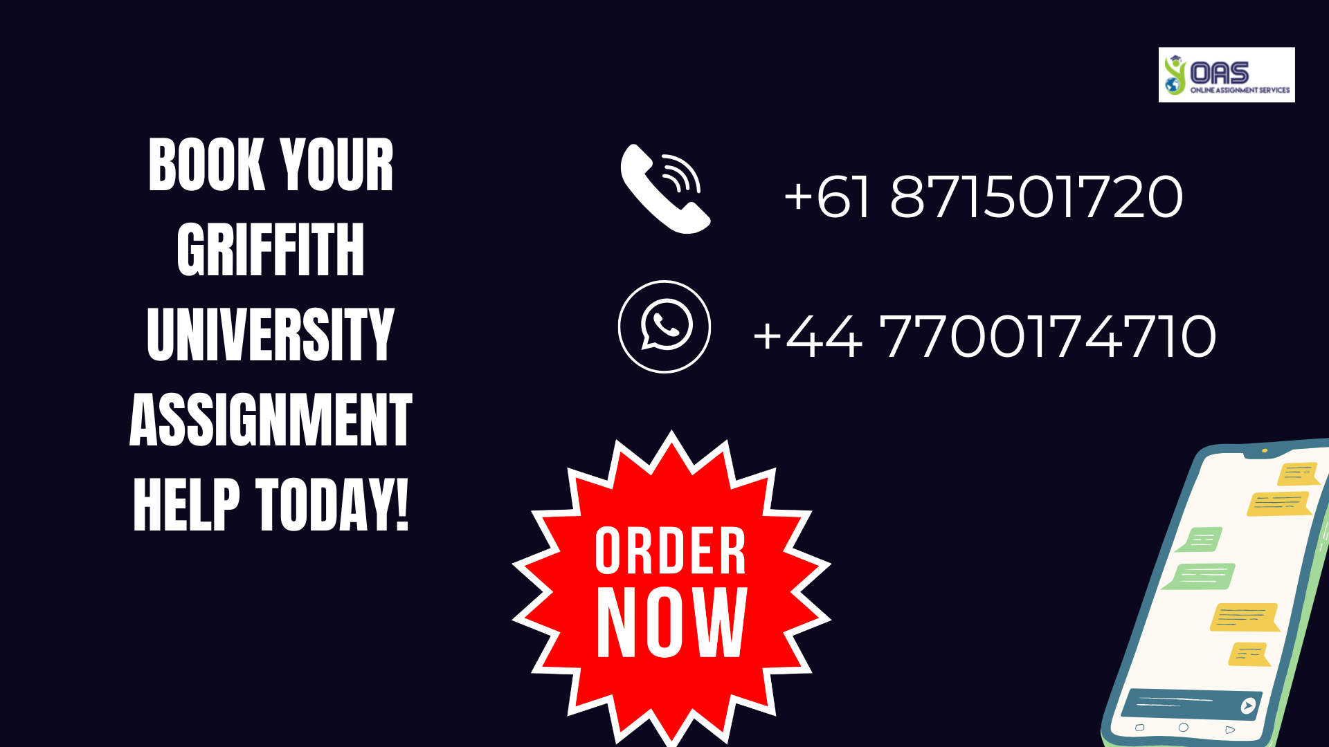 7252THS Book your Griffith University Assignment Help today