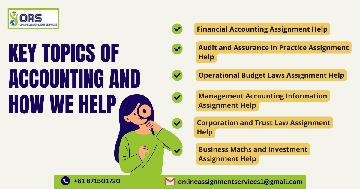 Key Topics of Accounting and How We Help