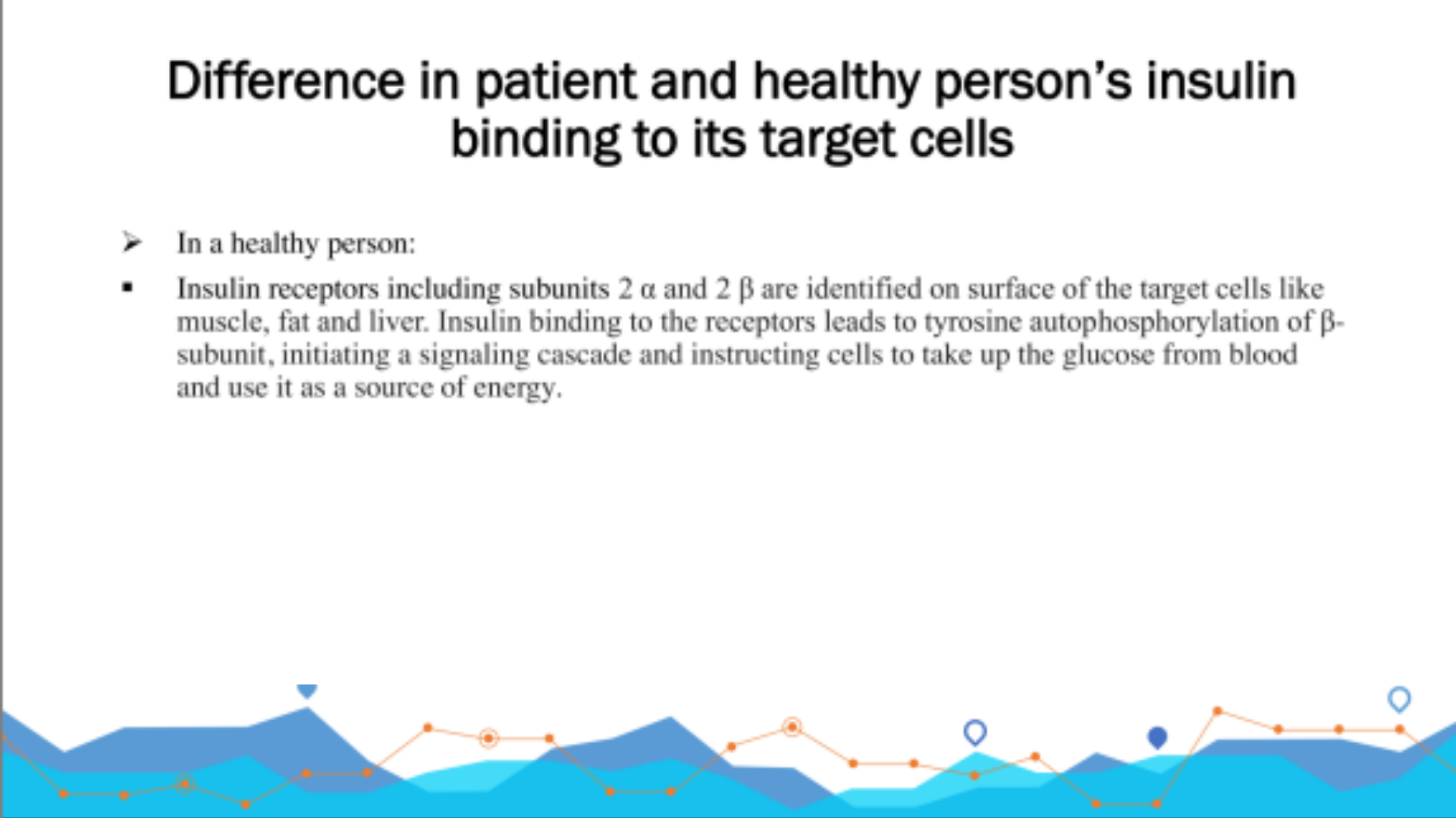 BIOL122 Difference in patient and healthy person’s insulin binding to its target cells