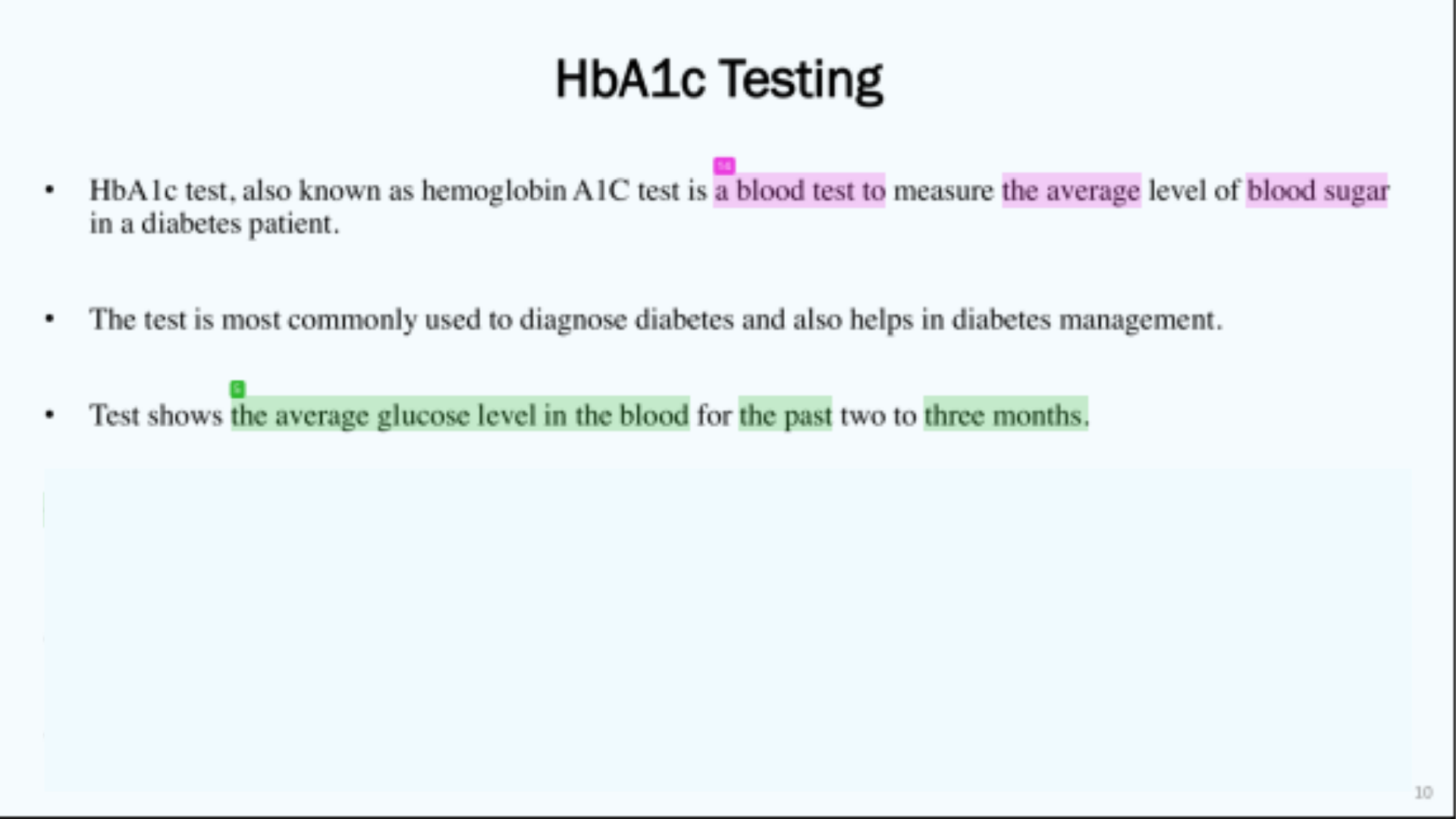 BIOL122 HbA1c Testing