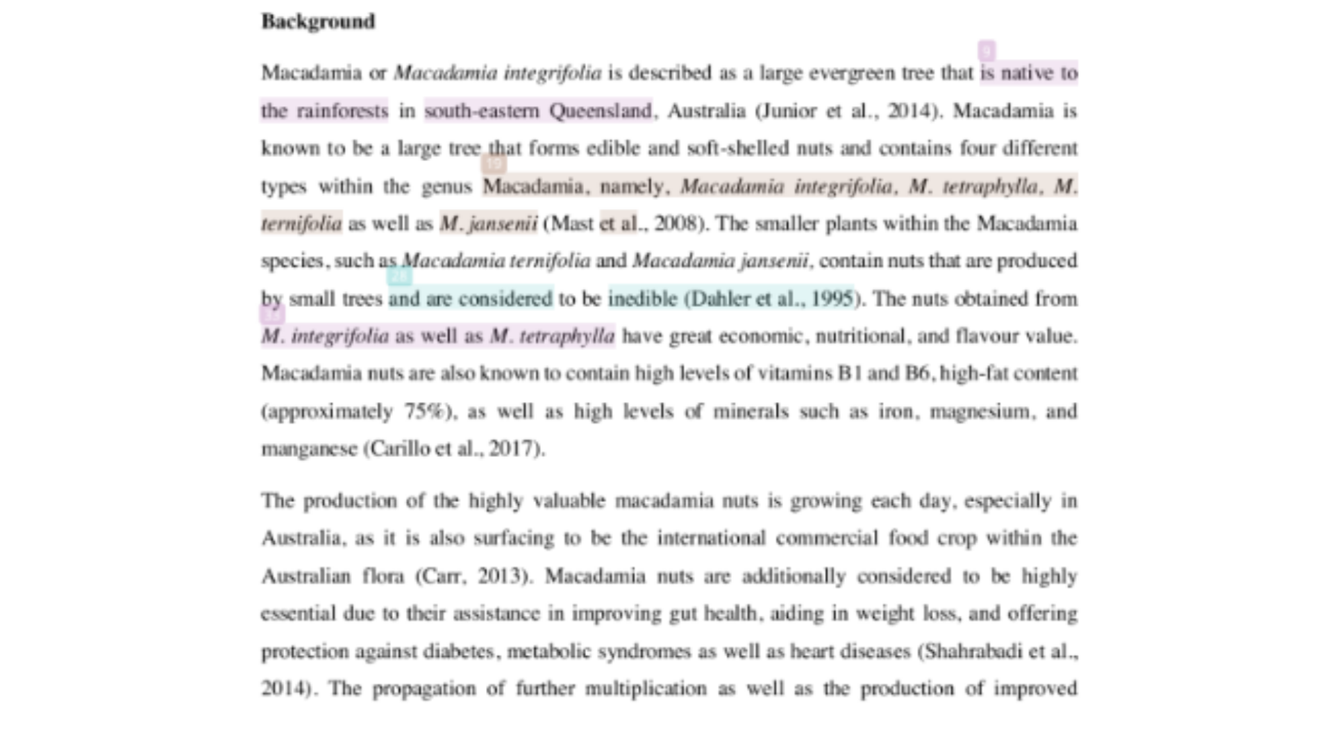 BIOL3213 Background