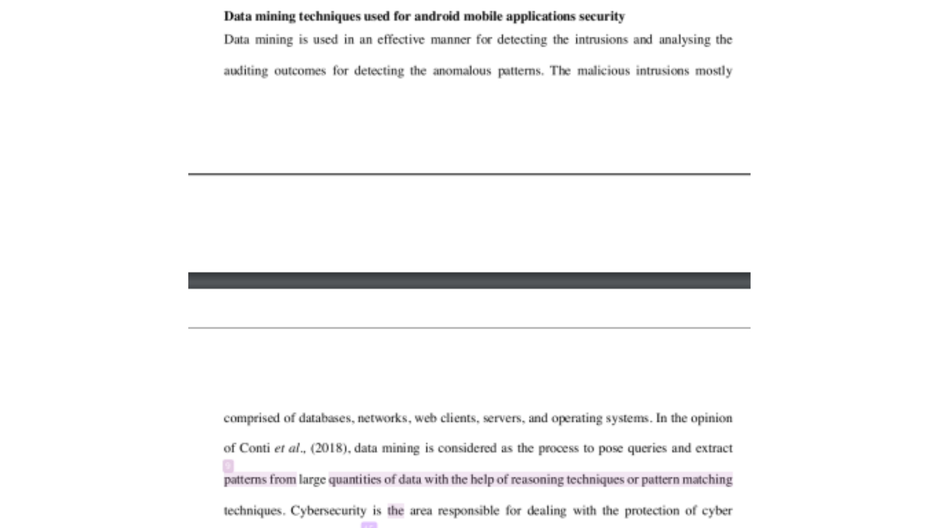 CIS5206 Data mining techniques used for android mobile applications security