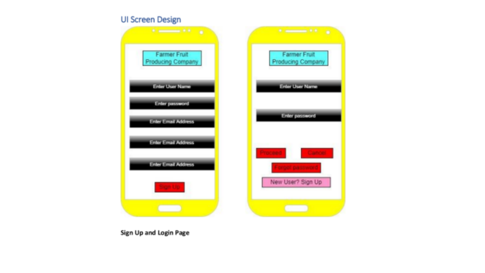 CPS510 UI Screen Design