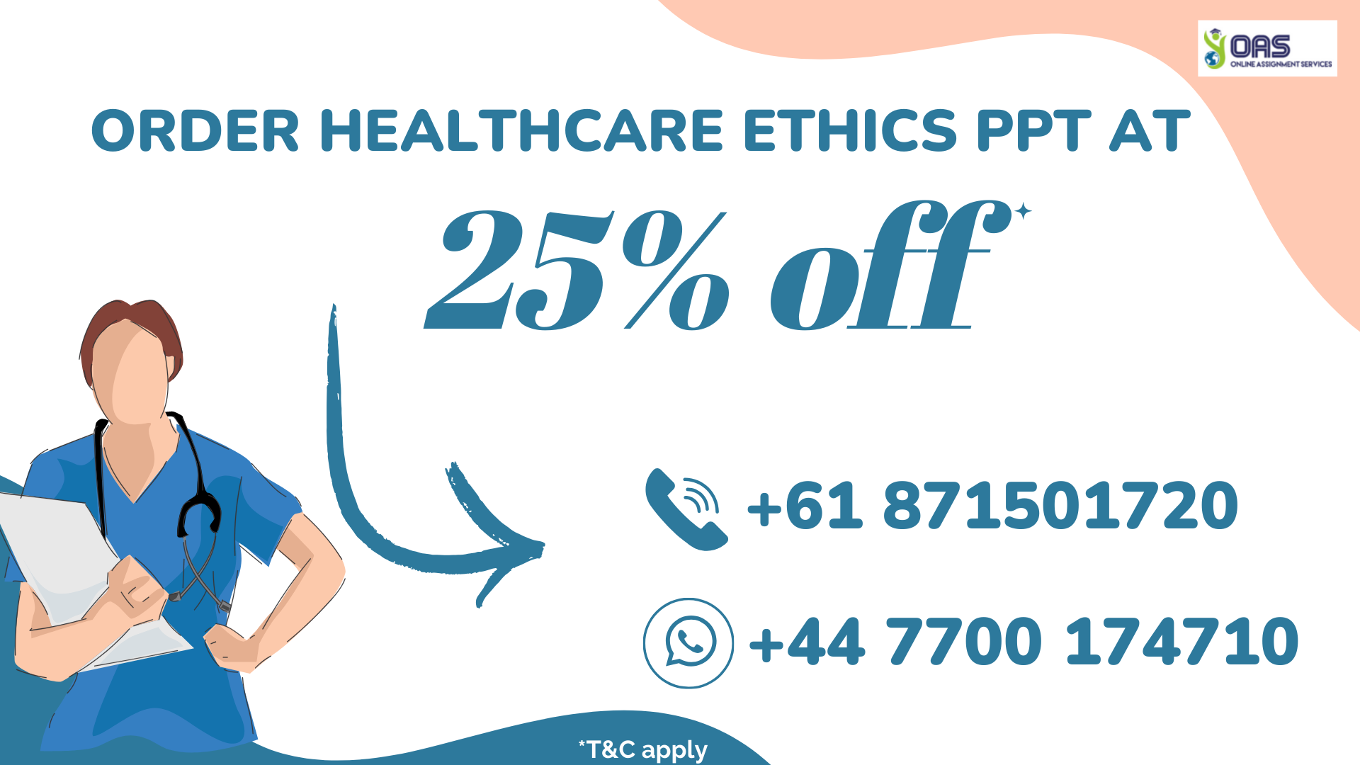 HLSC220 Order Healthcare Ethics PPT at 25 percent off