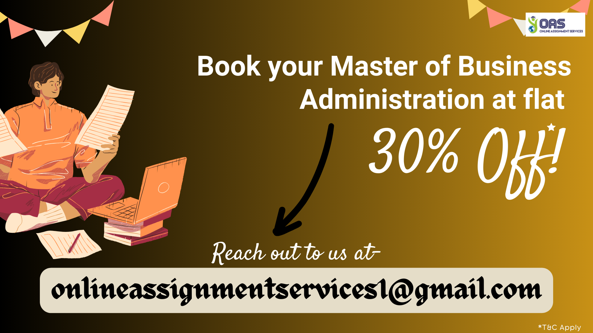 MBA504 Book your Master of Business Administration at flat 30 percent off