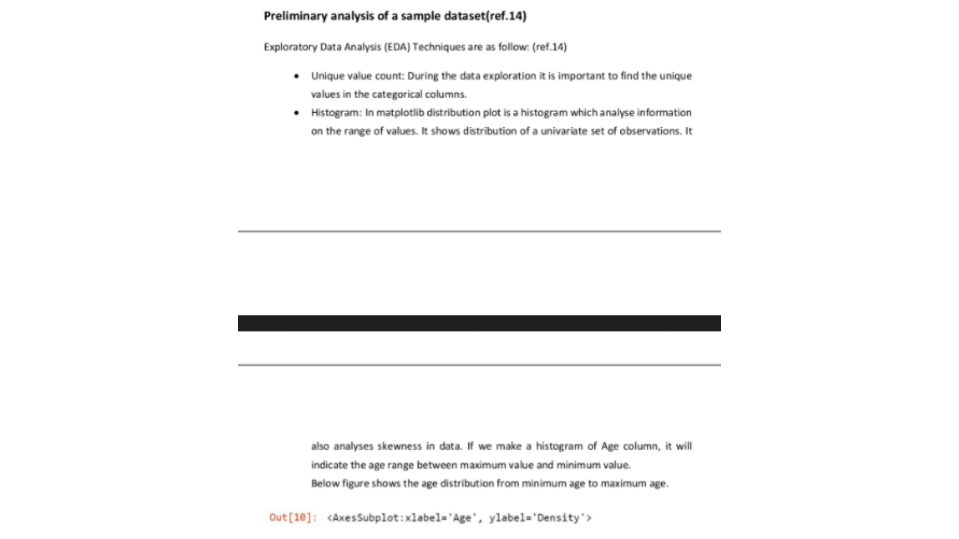 MBA504 Preliminary analysis of a sample dataset