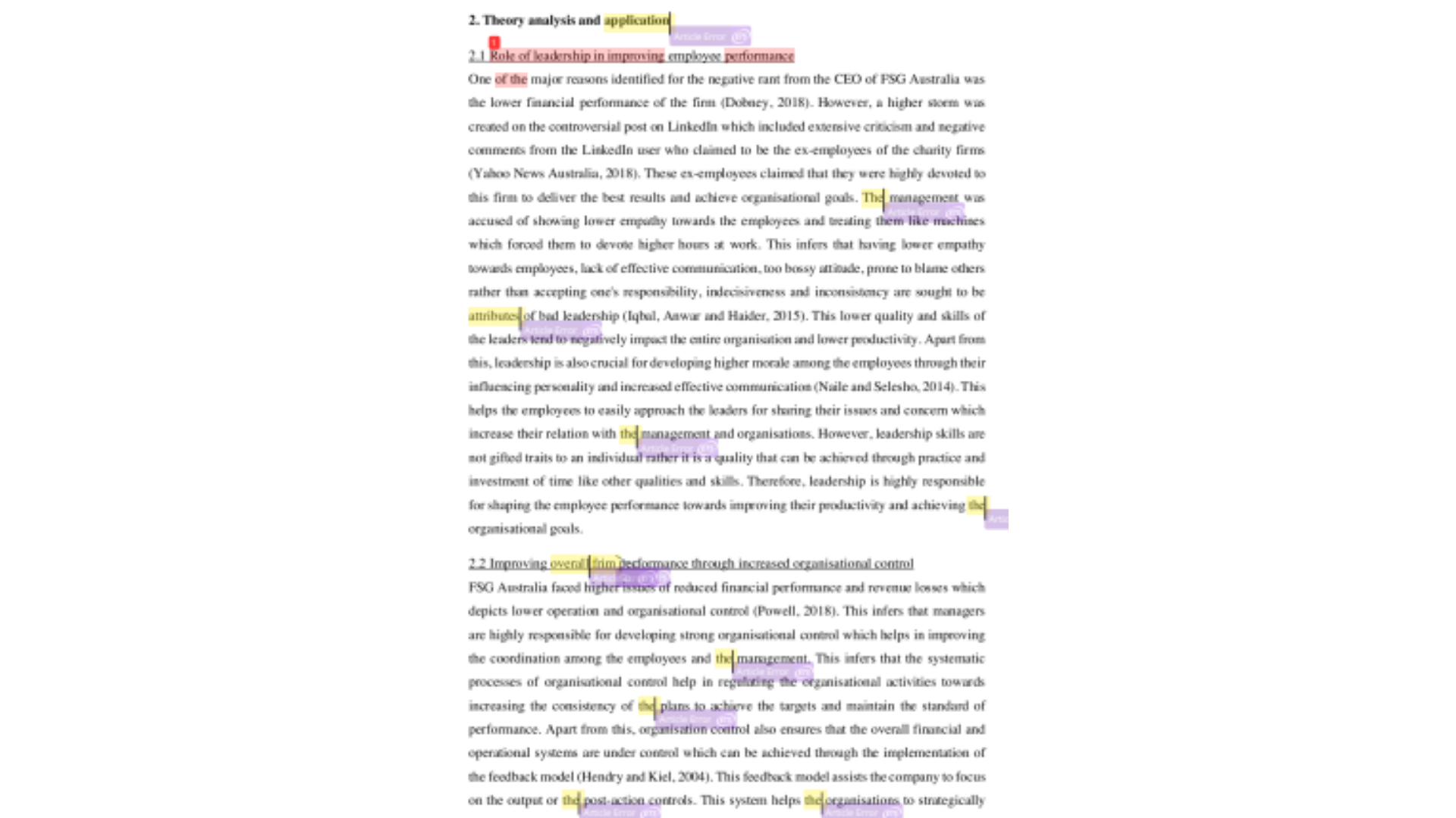 MBUS102 Theory Analysis and Application