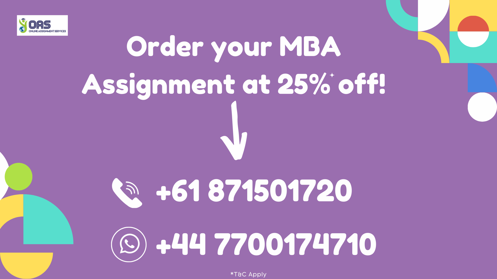 MGMT5002 Order your MBA Assignment at 25 percent off