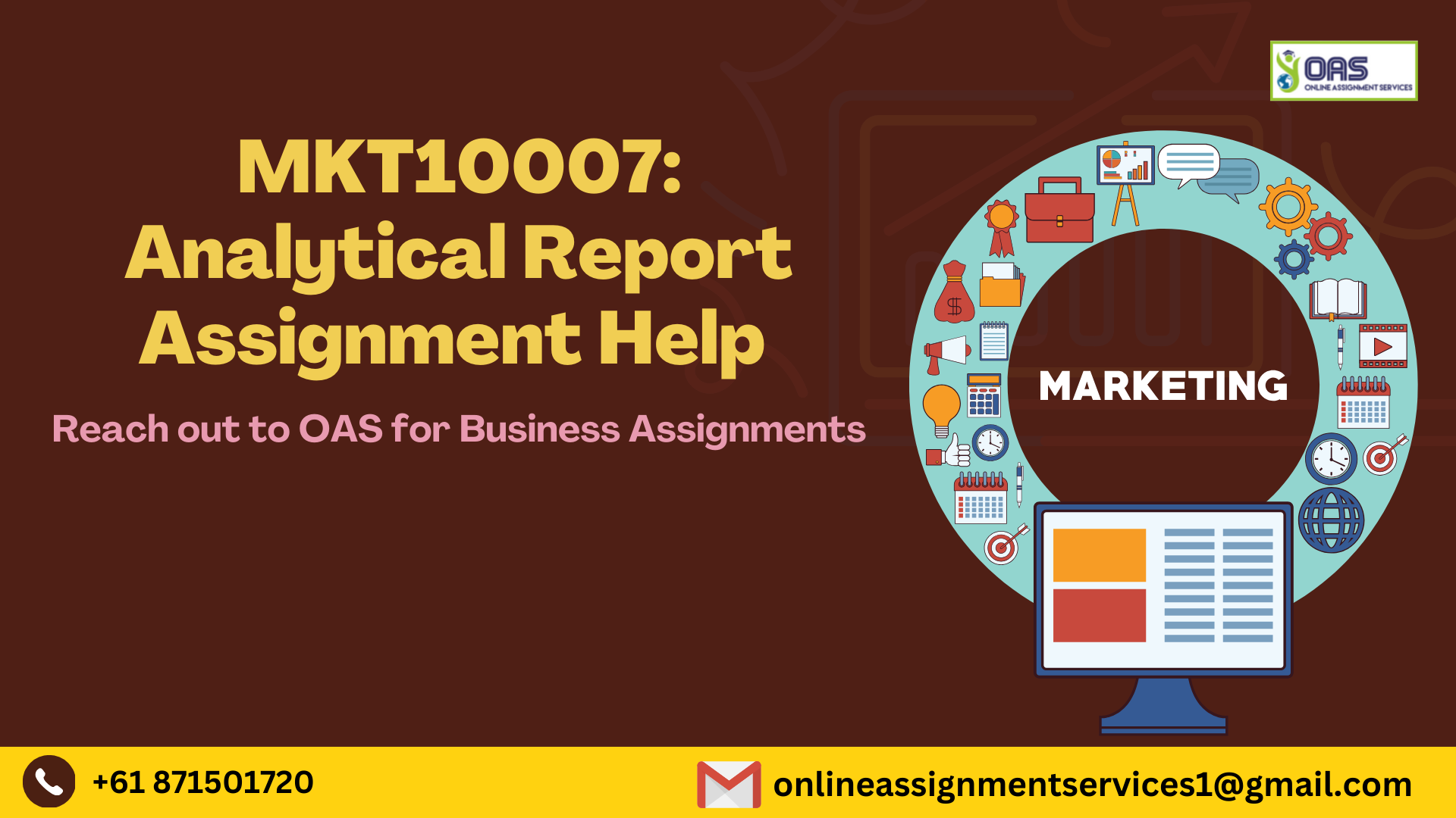 MKT10007 Analytical Report Assignment Help