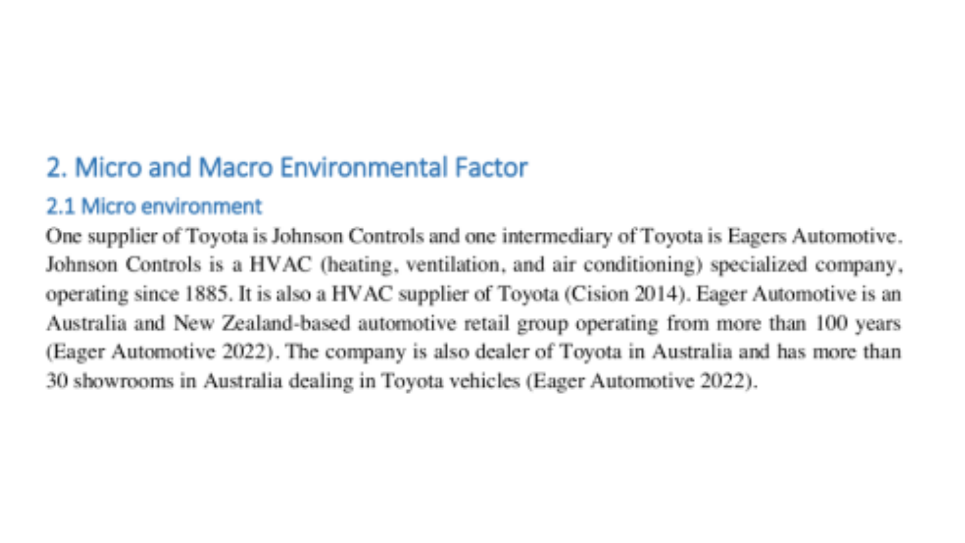 MKT10007 Micro environment