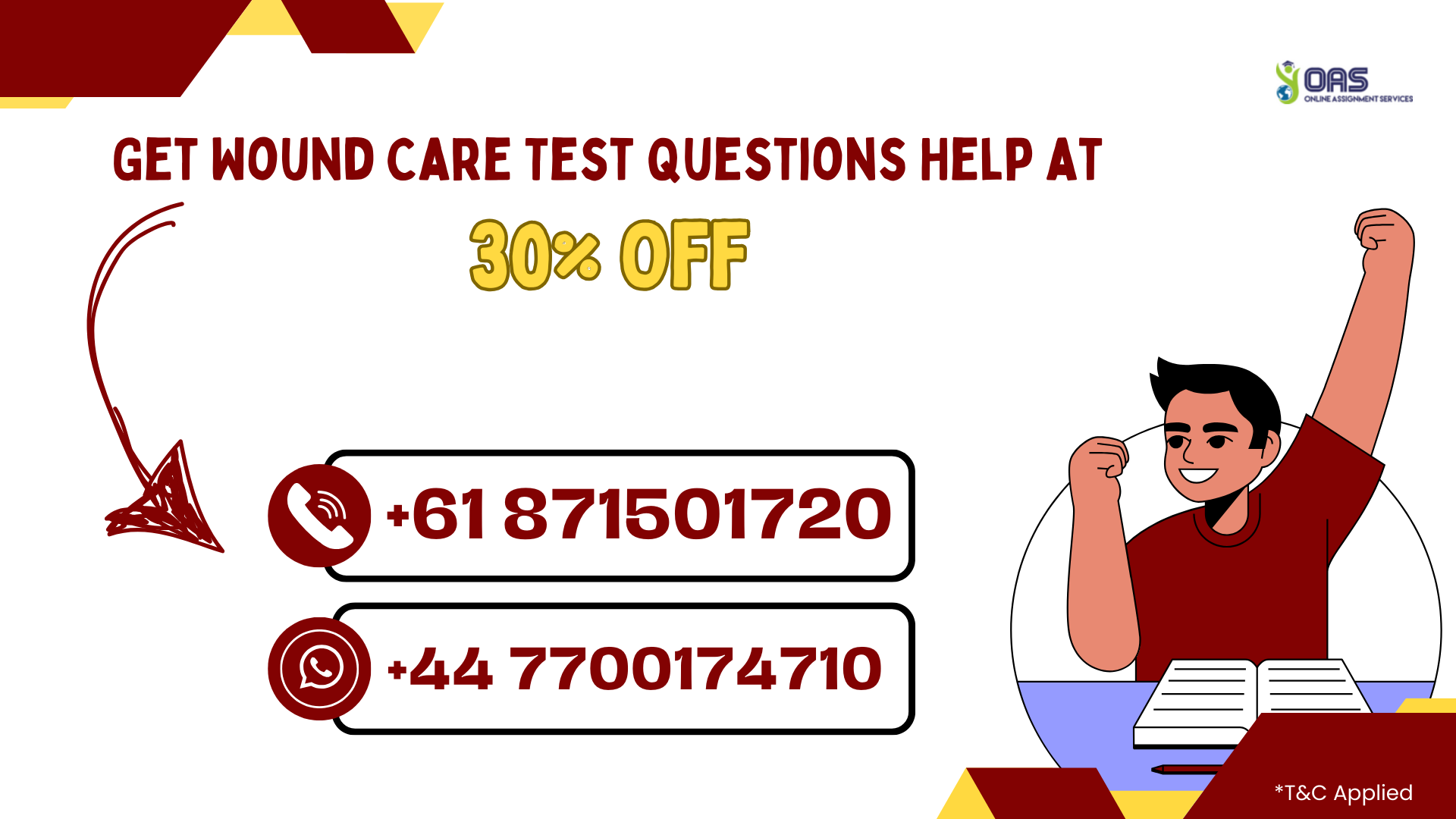 NSB608 Get Wound Care Test Questions Help at 30 percent off