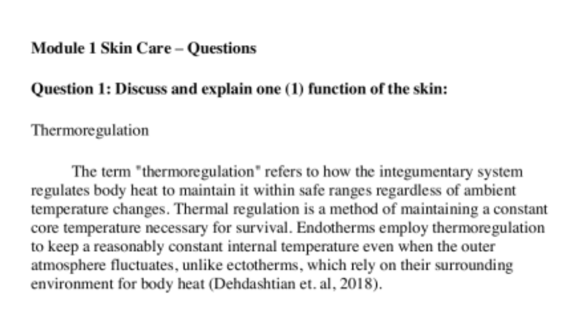 NSB608 Question 1