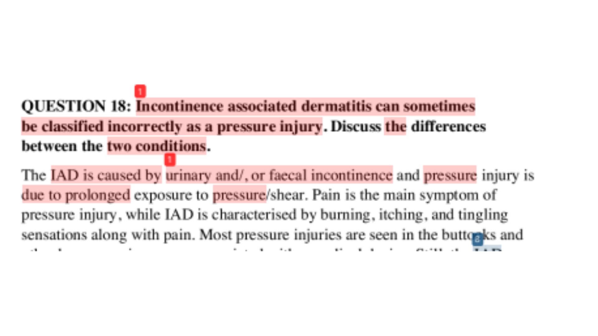 NSB608 Question 18