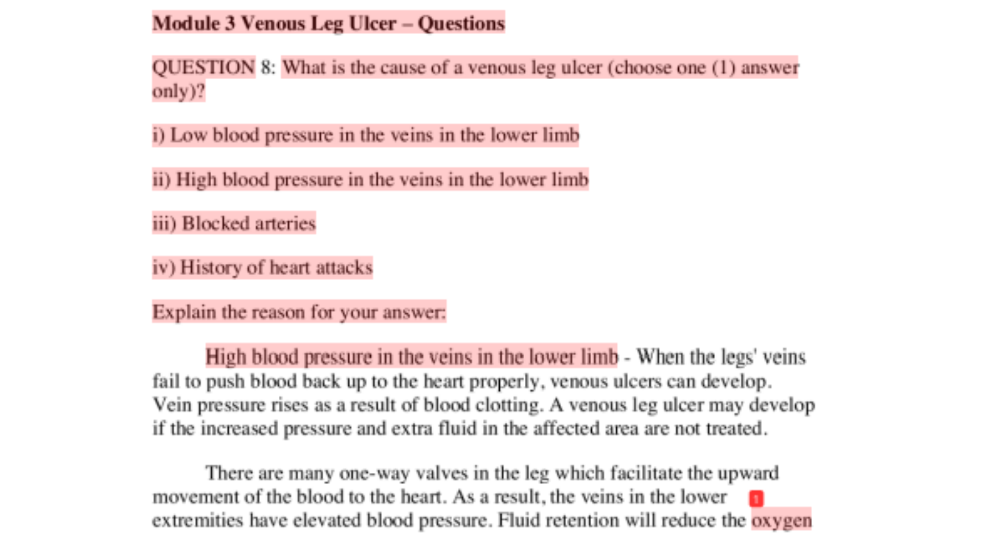 NSB608 Question 8