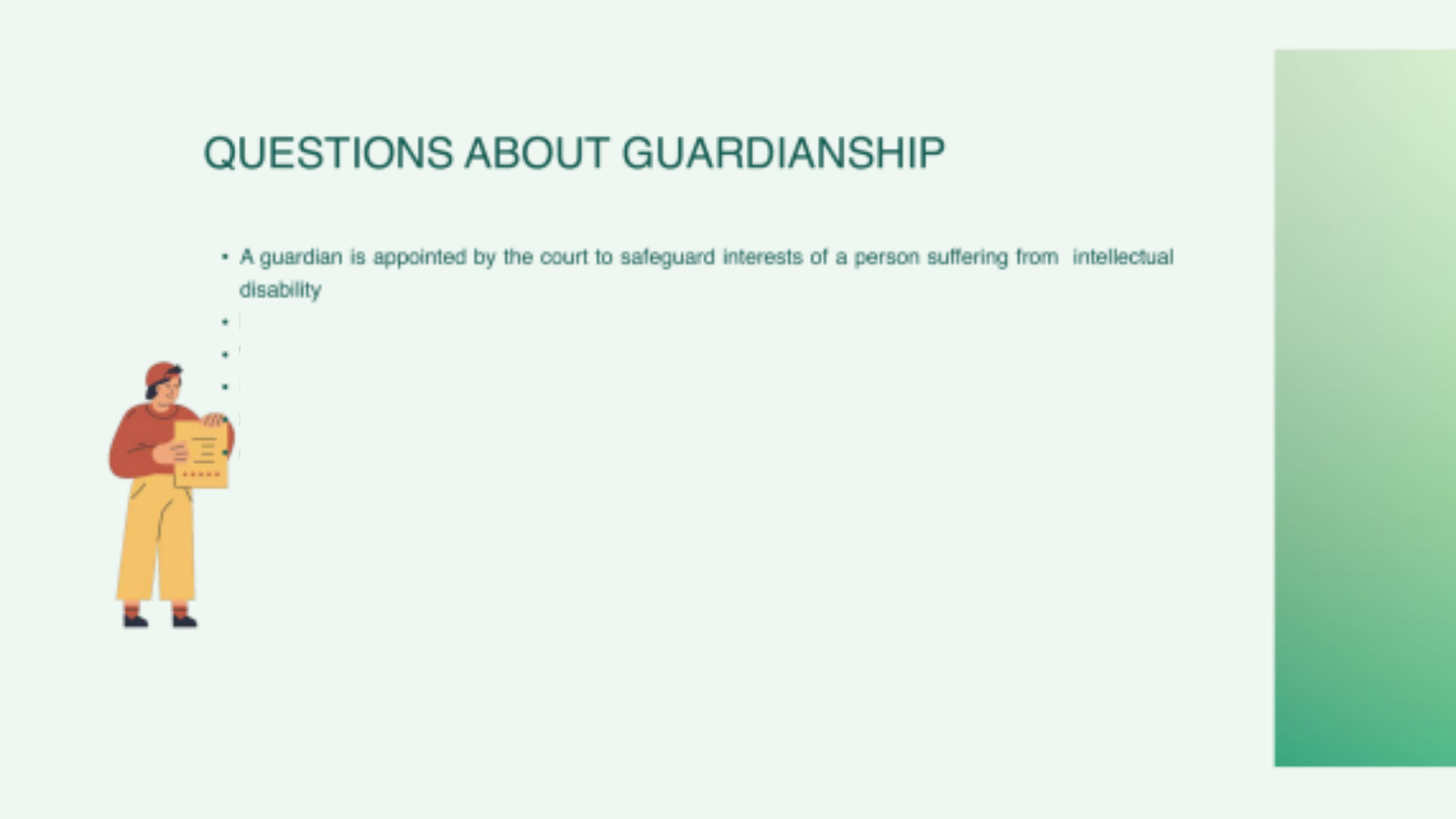 NUM1205 Questions about Guardianship