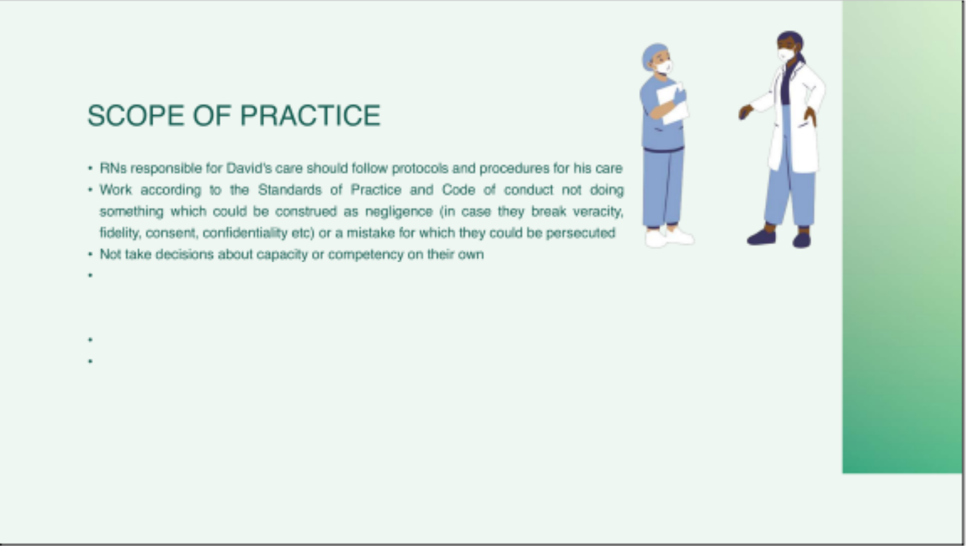 NUM1205 Scope of Practice