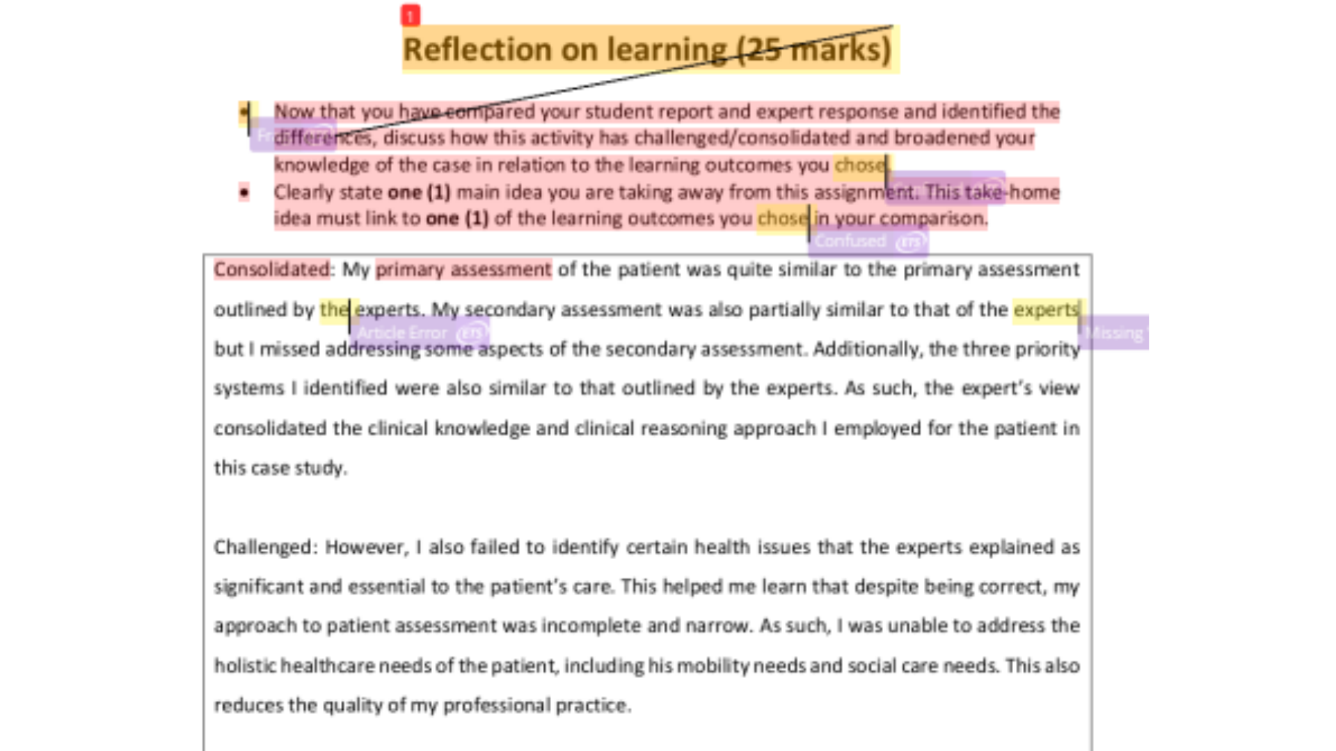 NUR5111 Reflection on Learning