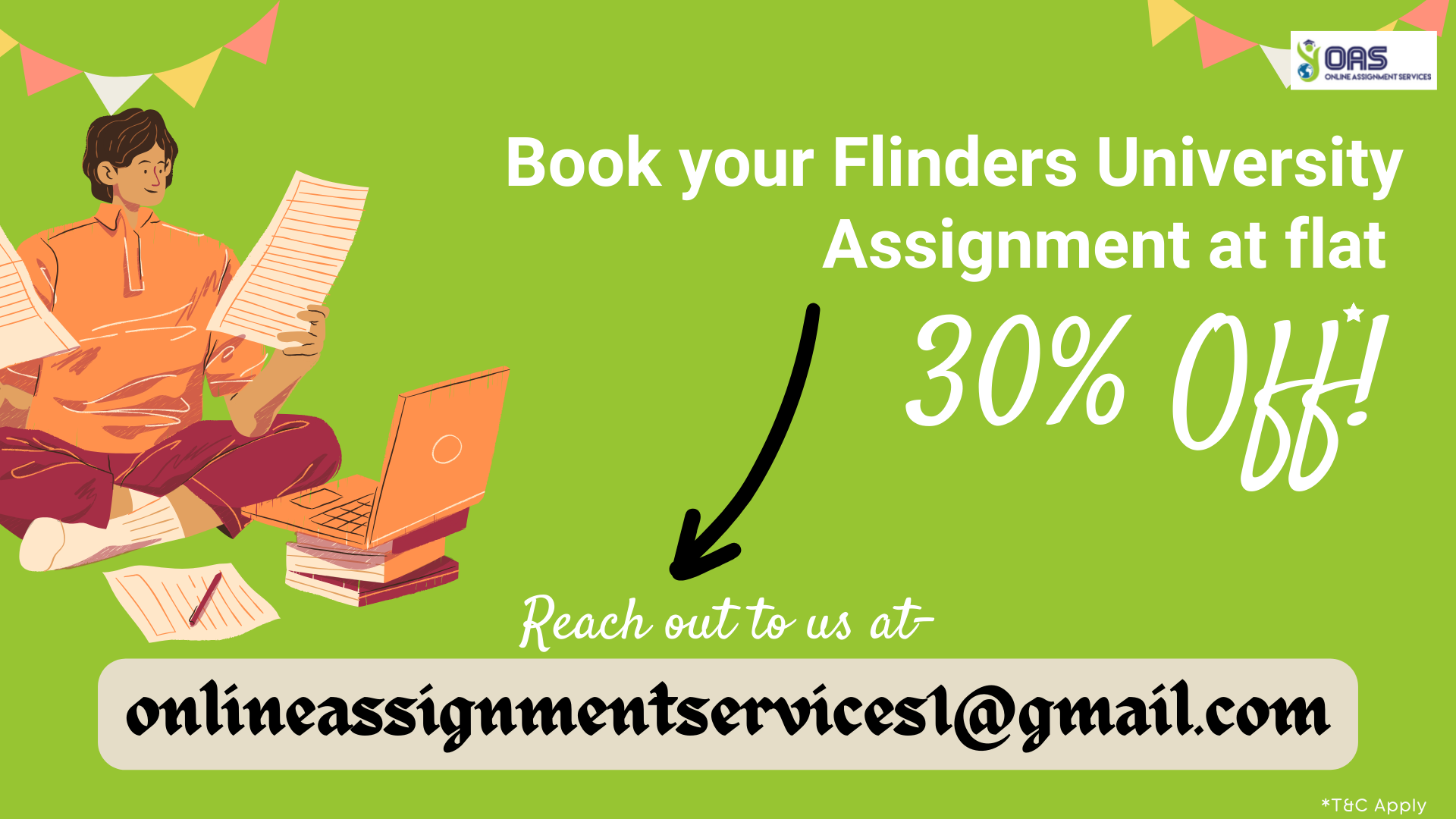 SOAD3006 Book your Flinders University Assignment at flat 30 percent off