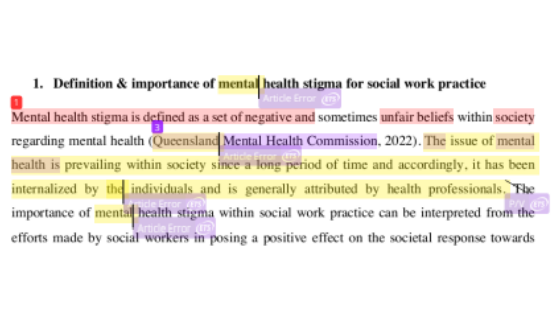 SWTP237 Definition & Importance of mental health stigma for social work practice