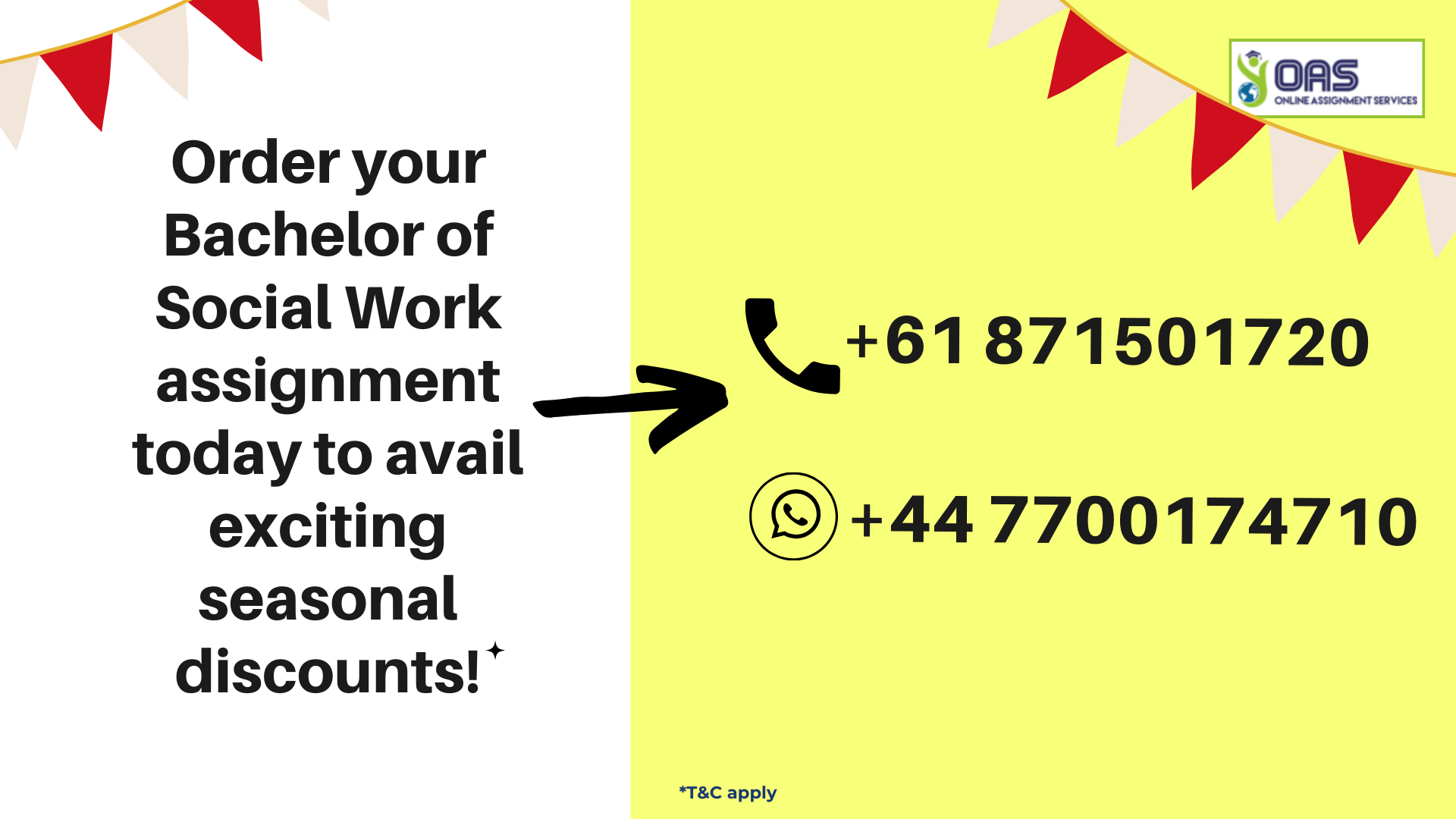 SWTP238 Order your Bachelor of Social Work assignment today to avail exciting seasonal discounts