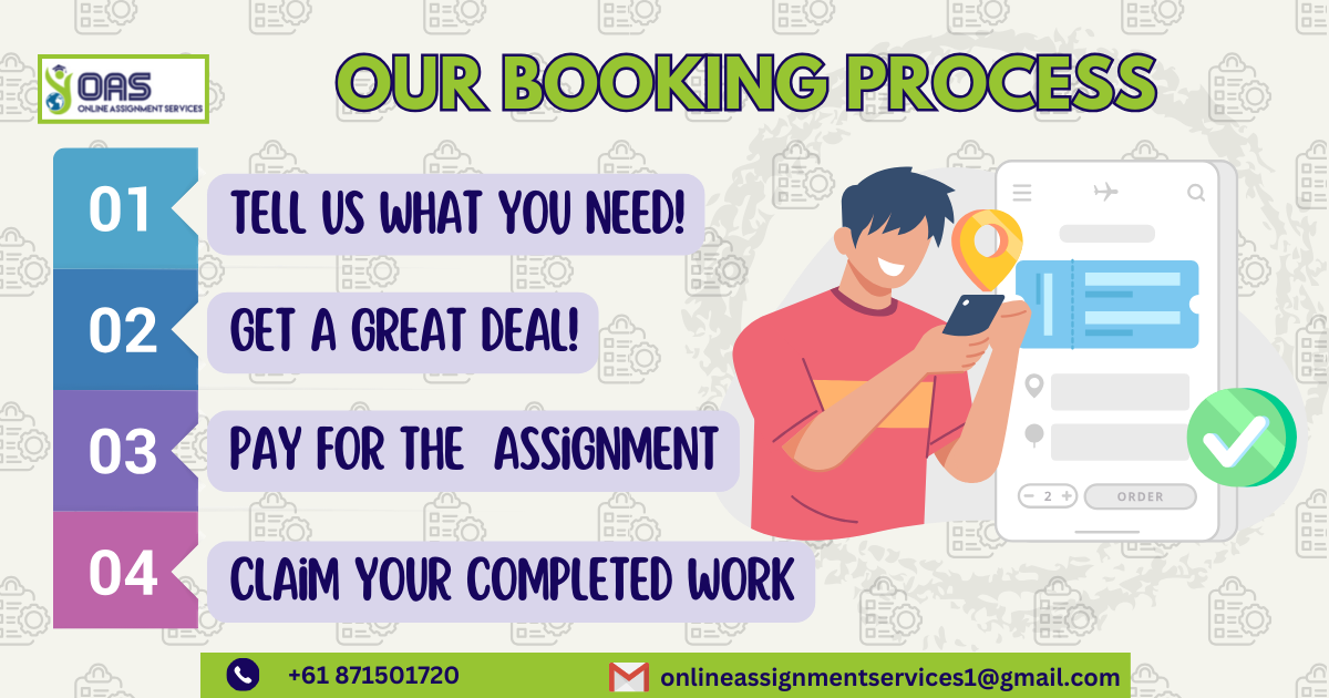 Steps of booking our TAFE assignment help