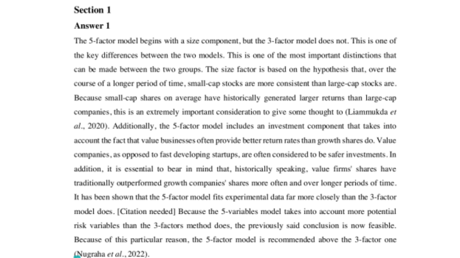 ECM1002 Section 1 Answer 1