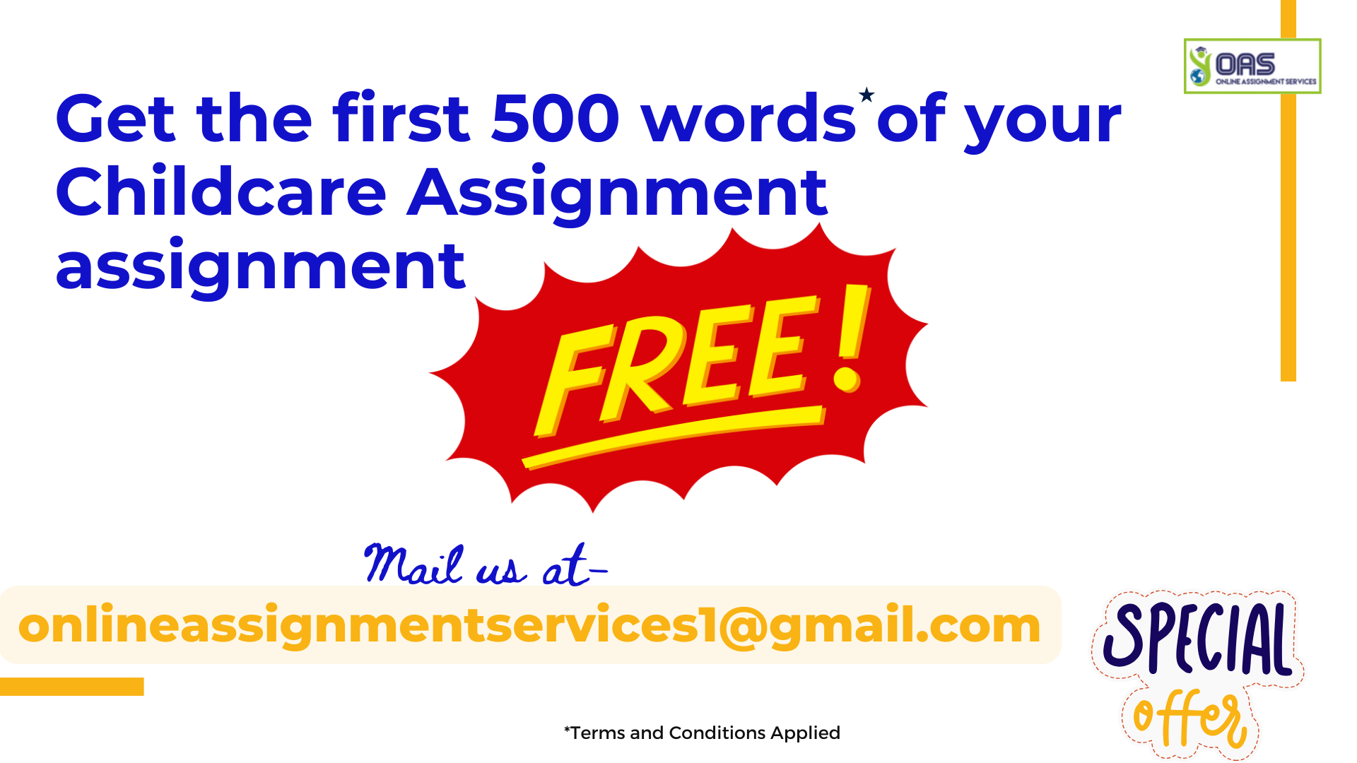 EDEC113 Get the first 500 words of your Childcare Assignment assignment free