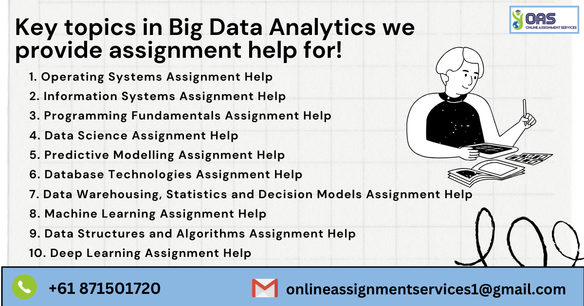 Key topics in Big Data Analytics we provide assignment help for.