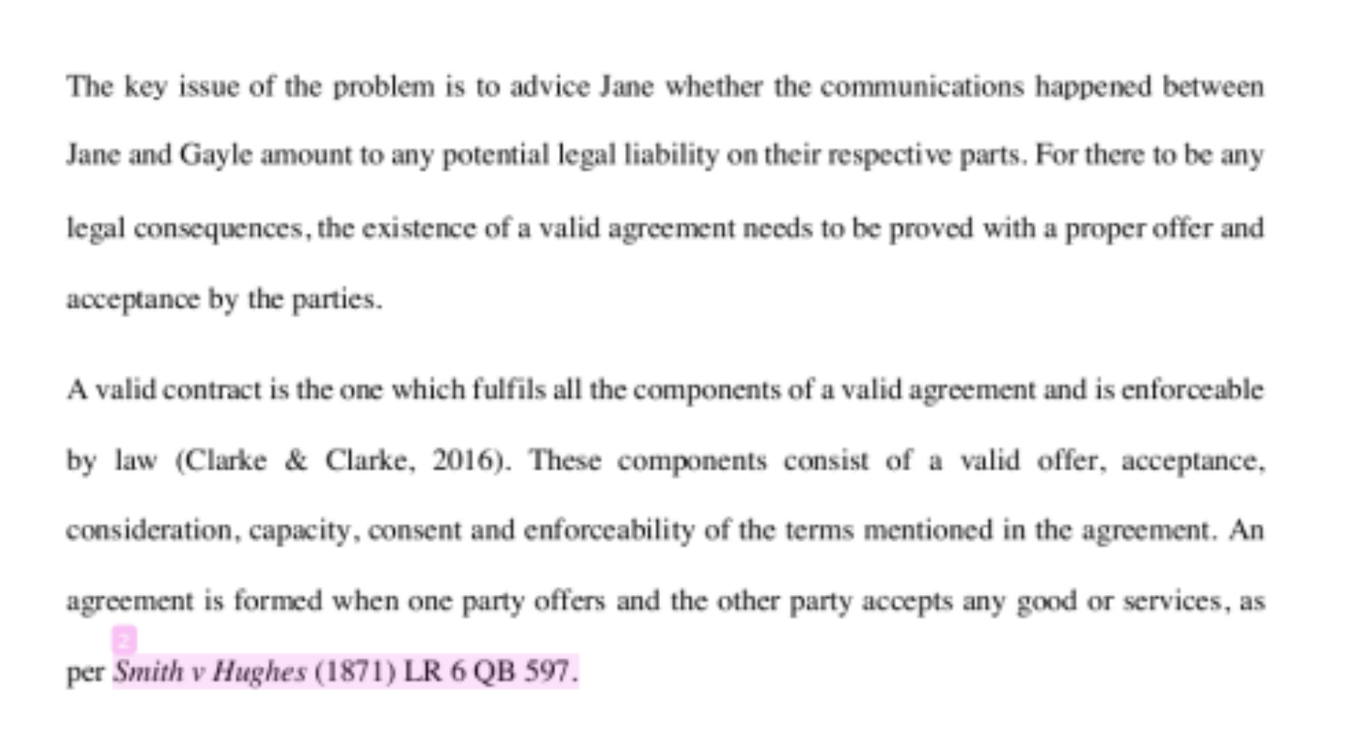 MBS518 Identification of Relevant Issues