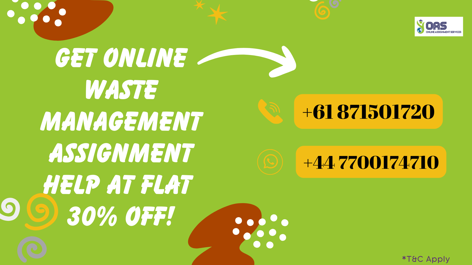 SCI5110 Get Online Waste Management Assignment Help at flat 30 percent off