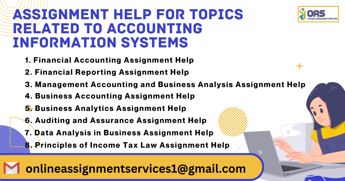 Assignment help for topics related to Accounting Information Systems.