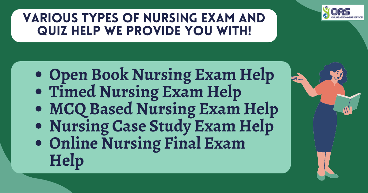 Various Types of Nursing Exam and Quiz Help We Provide You With!